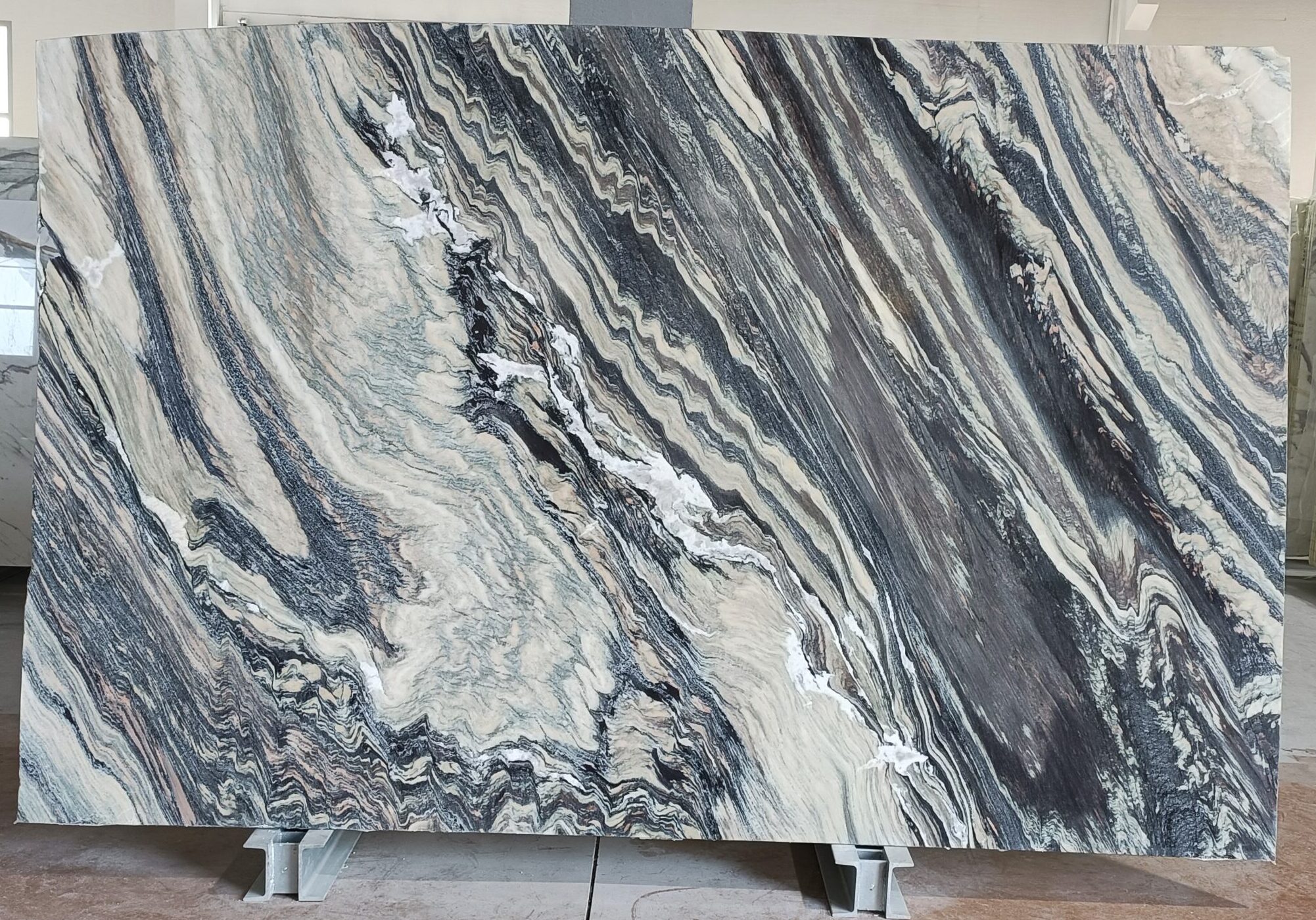 CIPOLLINO GREEN MARBLE POLISHED SLABS (AC556) – Bild 2