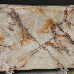 CRISTALLO FIRE QUARTZITE POLISHED SLABS (AC54721)