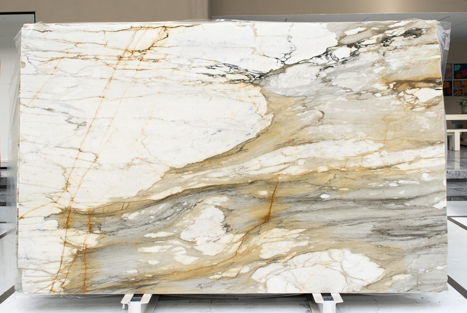 CALACATTA MACCHIA VECCHIA MARBLE HONED SLABS (AC138971) – Bild 2