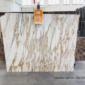 Calacatta Vagli Gold Marble Polished Slabs (AC4444)