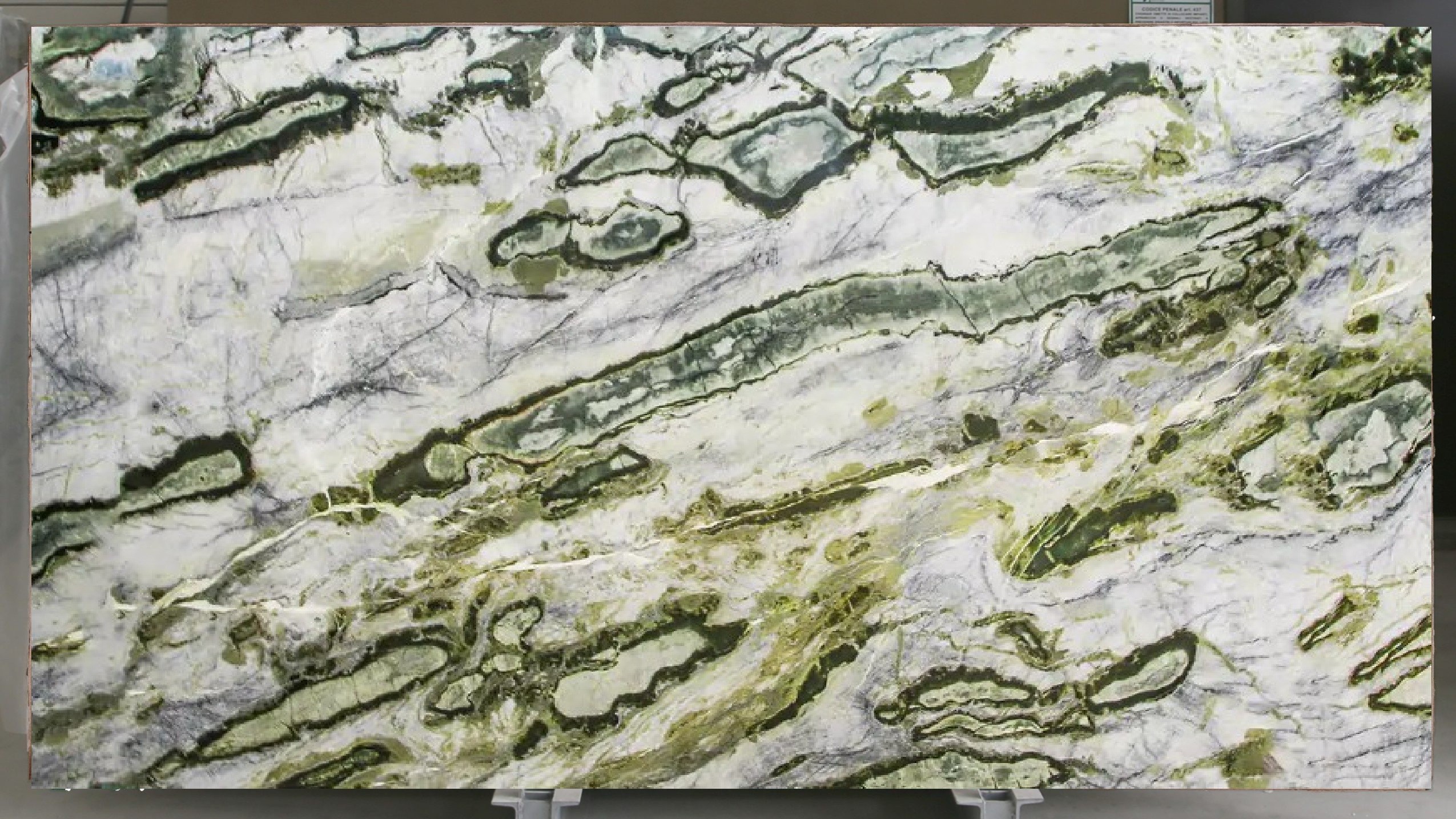 CALACATTA GREEN MARBLE POLISHED SLABS (AC5446)