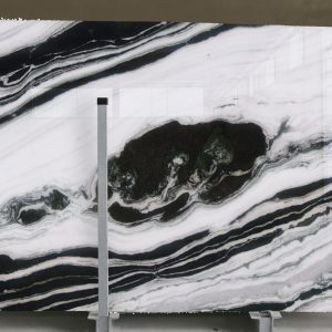 PANDA WHITE MARBLE POLISHED SLABS (AC770)