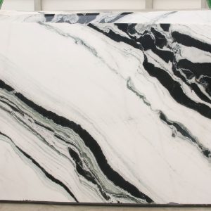 PANDA WHITE MARBLE POLISHED SLABS (AC0082)
