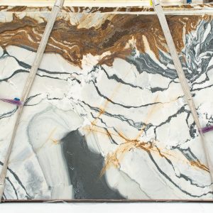 CALACATTA PICASSO MARBLE HONED SLABS (AC13825)